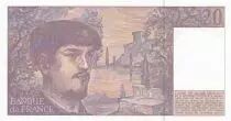 Frankreich 20 Francs - Debussy - 1987 - Serial X.019