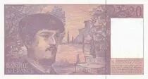 Frankreich 20 Francs - Debussy - 1987 - Serial X.019