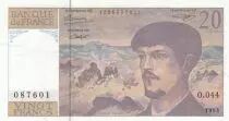 Frankreich 20 Francs - Debussy - 1987 - Serial X.019