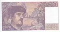 Frankreich 20 Francs - Debussy - 1988 - Serial M.023 - P.151