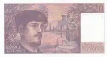 Frankreich 20 Francs - Debussy - 1989 - Serial E.024 - P.151