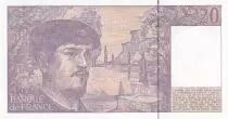 Frankreich 20 Francs - Debussy - 1990 - Serial A.031 - P.151