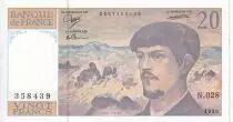Frankreich 20 Francs - Debussy - 1990 - Serial N.028 - P.151