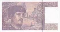 Frankreich 20 Francs - Debussy - 1991 - Serial F.033 - P.151