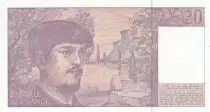 Frankreich 20 Francs - Debussy - 1992 - Serial P.037