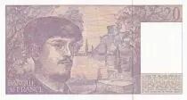Frankreich 20 Francs - Debussy - 1992 - Serial V.036