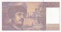 Frankreich 20 Francs - Debussy - 1997 - Serial F.050 - P.151
