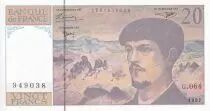Frankreich 20 Francs - Debussy - Serial G.064 - 1997 - UNC - P.151