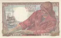 Frankreich 20 Francs - Fisherman - 10-03-1949 - S&eacute;rie Y.210