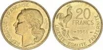 Frankreich 20 Francs - Guiraud - 1951