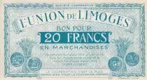 Frankreich 20 Francs - L\'Union de Limoges - 1920