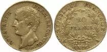 Frankreich 20 Francs - Napoleon I - Premier Consul - An 12 A Paris - gOLD