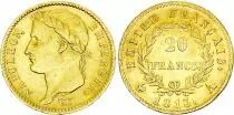 Frankreich 20 Francs - Napol�on I - T�te laur�e - 1813 - A Paris - Or