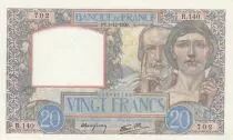 Frankreich 20 Francs - Science and Industry - 07-12-1939 - Serial R.140