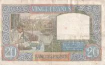 Frankreich 20 Francs - Science and Industry - 18-09-1941 - Serial E.5774 - P.92