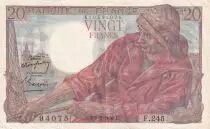 Frankreich 20 Francs - Sheperd - 09-02-1950 - Serial F.245 - P.100c