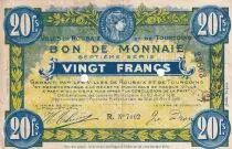 Frankreich 20 Francs - Ville -  Roubaix-Tourcoing  - 20-04-1916 -  7&eacute;me S&eacute;rie - R7002