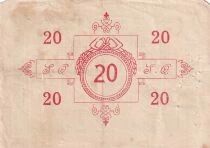 Frankreich 20 Francs - Ville - Saint-Quentin - 13-02-1915 - S&eacute;rie A