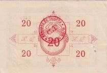 Frankreich 20 Francs - Ville - Saint-Quentin - 27-03-1915 - S&eacute;rie D