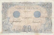 Frankreich 20 Francs Blue - 16-10-1912 - Series C.2837