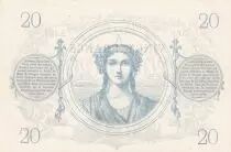 Frankreich 20 Francs Chazal - 30-08-1871 - Serial S.183-360
