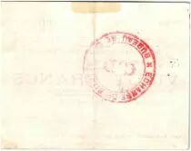 Frankreich 20 Francs Cuincy City - 1915