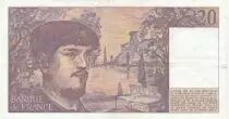 Frankreich 20 Francs Debussy - 1980 - Serial G.004
