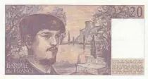 Frankreich 20 Francs Debussy - 1980 - Serial O.005