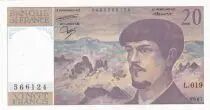 Frankreich 20 Francs Debussy - 1987 - Serial L.019
