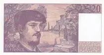 Frankreich 20 Francs Debussy - 1987 - Serial W.013