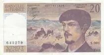 Frankreich 20 Francs Debussy - 1997 - Serial S.001