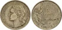 Frankreich 20 Francs Guiraud - 1953 B Beaumont - Le Roger