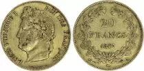 Frankreich 20 Francs Louis Philippe I - Laureate head 1847 A