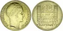 Frankreich 20 Francs Marian with laureate head -1929 - Essai