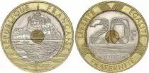 Frankreich 20 Francs Mont Saint-Michel - 1993 - VF