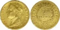 Frankreich 20 Francs Napoleon I  1813 A - Gold - aVF - Type Empire