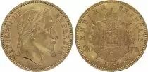 Frankreich 20 Francs Napoleon III - Laureate Head - 1861 A Paris - Gold