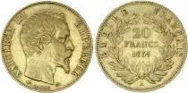 Frankreich 20 Francs Napoleon III Empereur 1855 A Paris - Gold