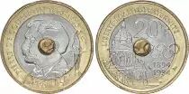 Frankreich 20 Francs Pierre de Coubertin - 1994 - XF - KM.1036