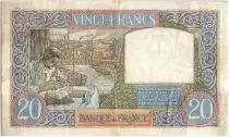 Frankreich 20 Francs Science and Industry - 07-12-1939 Serial G.69