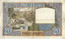 Frankreich 20 Francs Science and Industry - 08-05-1941 Serial U.4092