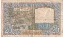 Frankreich 20 Francs Science and Labour - 08-05-1941 - Serial P.3834