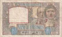 Frankreich 20 Francs Science and Labour - 11-07-1940 - Serial S.638