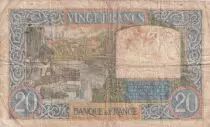 Frankreich 20 Francs Science and Labour - 19-12-1940 - Serial X.2521