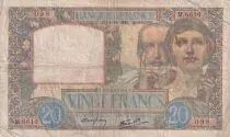 Frankreich 20 Francs Science et Travail - 04-12-1941 - S&eacute;rie M.6616