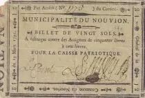 Frankreich 20 Sols - Aisne - Nouvion - 1792
