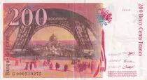 Frankreich 200 Francs - Eiffel - 1995 - Letter G - P.159