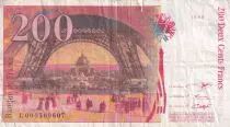 Frankreich 200 Francs - Gustave Eiffel - Eiffel tower  - 1995 - Letter L - P.159
