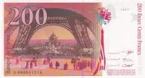 Frankreich 200 Francs - Gustave Eiffel - Eiffel Tower - 1995 - Number A000001216 - F.75.01