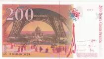 Frankreich 200 Francs - Gustave Eiffel - Eiffel Tower - 1995 - Serial B.040